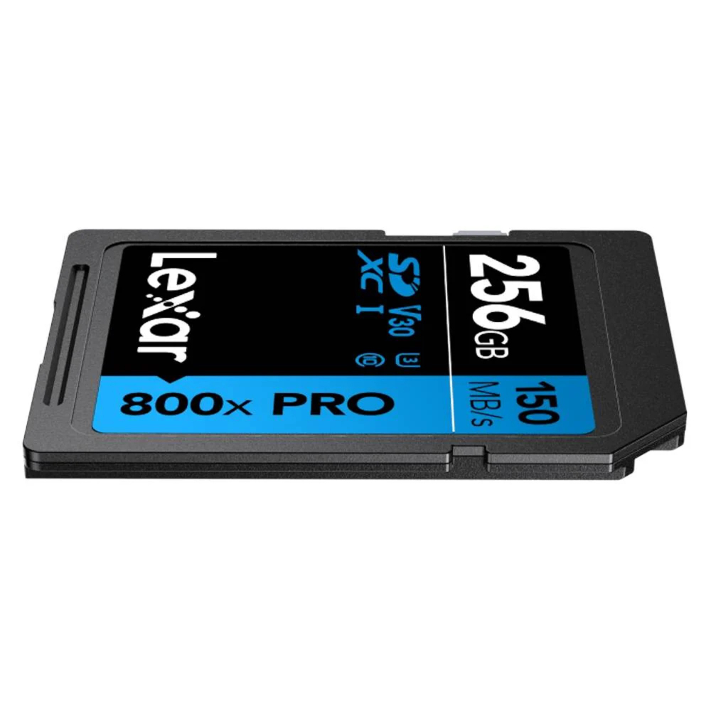 Карта памяти LEXAR Pro 800x SDXC UHS-1 U3 V30 256 ГБ, для компактных фотоаппаратов и видеокамер