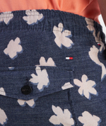 Льняное шорты HARLEM PO TECH LINEN PRINTED Tommy Hilfiger - темно-синий(MW0MW31241)