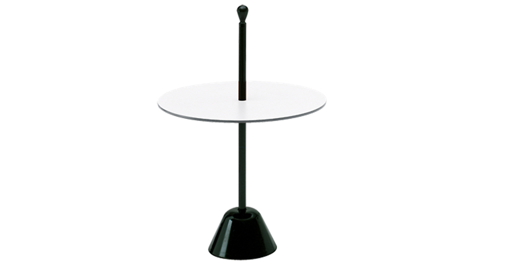 Стол Servomuto ZANOTTA стальная рама/ламинат/black,white 500х500х860h коллекция Servi