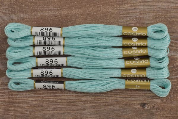 Мулине Lecien Cosmo, цв. 0896 / 6 мот. по 8 метров, в 6 сложений