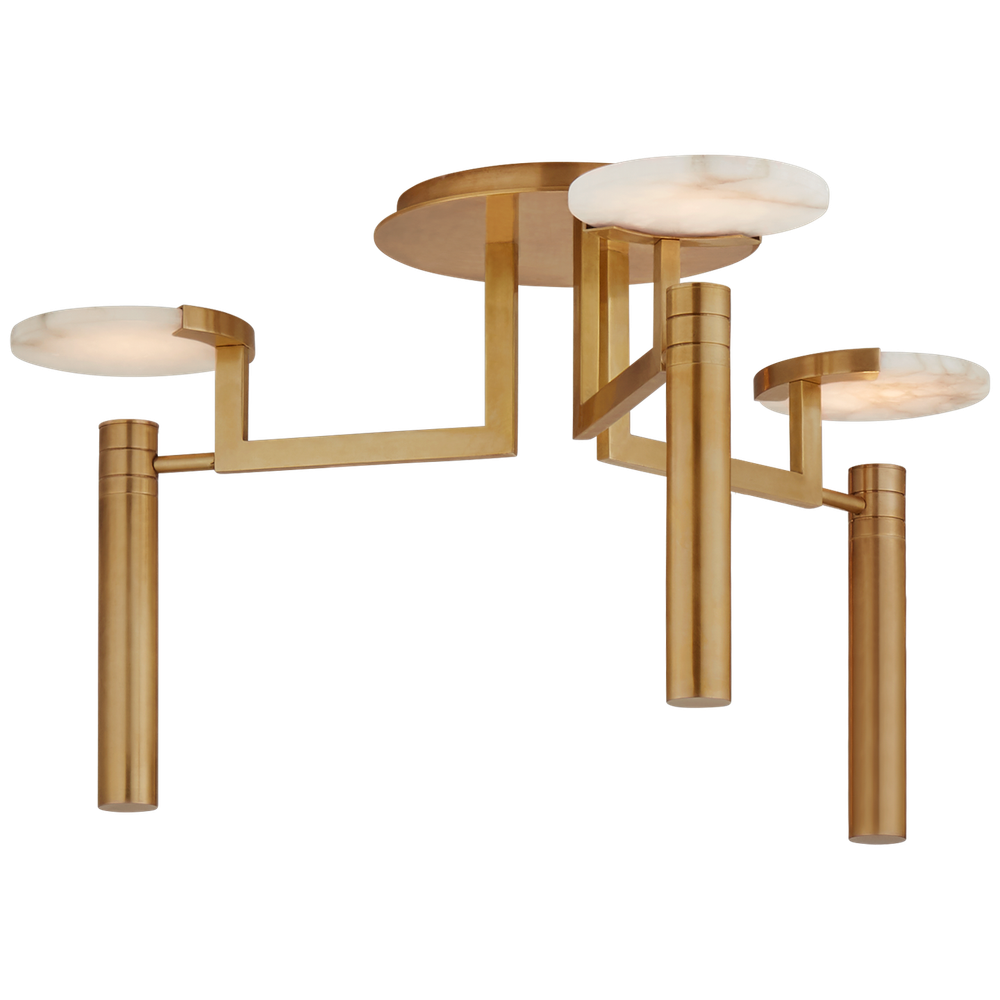 Потолочный светильник Visual Comfort Melange Large Floating Disc Semi-Flush Chandelier (Open Box)