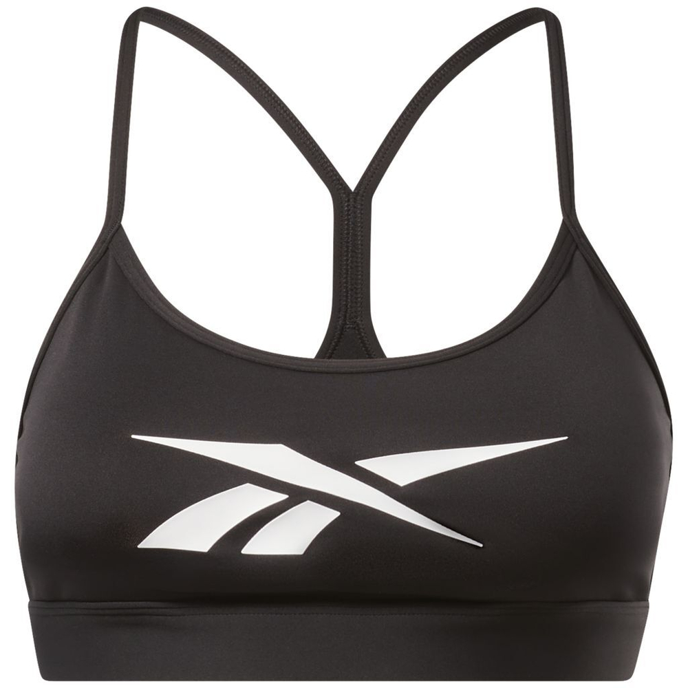 ТОП теннисный Reebok Lux Skinny Strap Medium Support Sports Bra - black