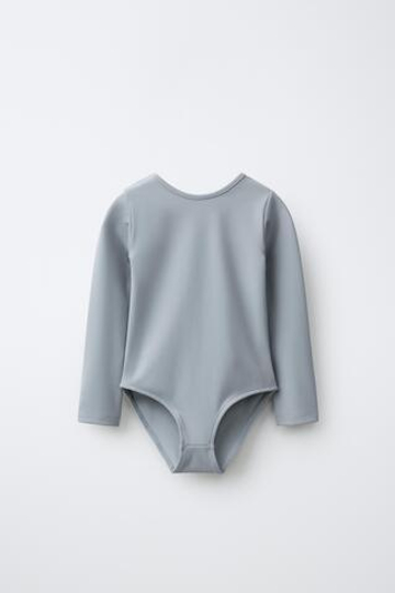ZARA БОДИ ДЛЯ БАЛЕТА, СЕРОВАТЫЙ