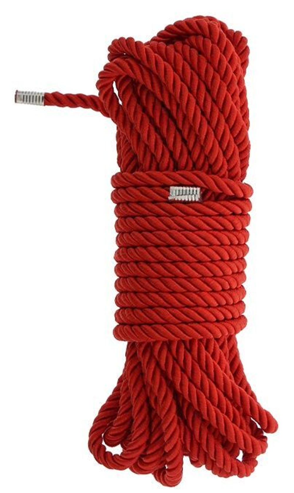 Красная веревка Deluxe Bondage Rope - 10 м. (Цвет: красный)