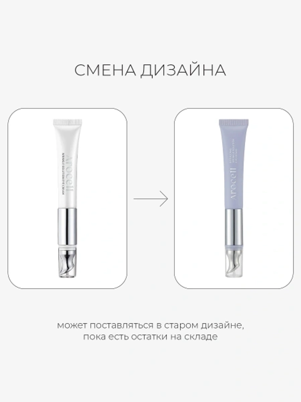 Крем для омоложения кожи вокруг глаз с ботулином AROCELL Wrinkle Solution Eye Cream 15мл