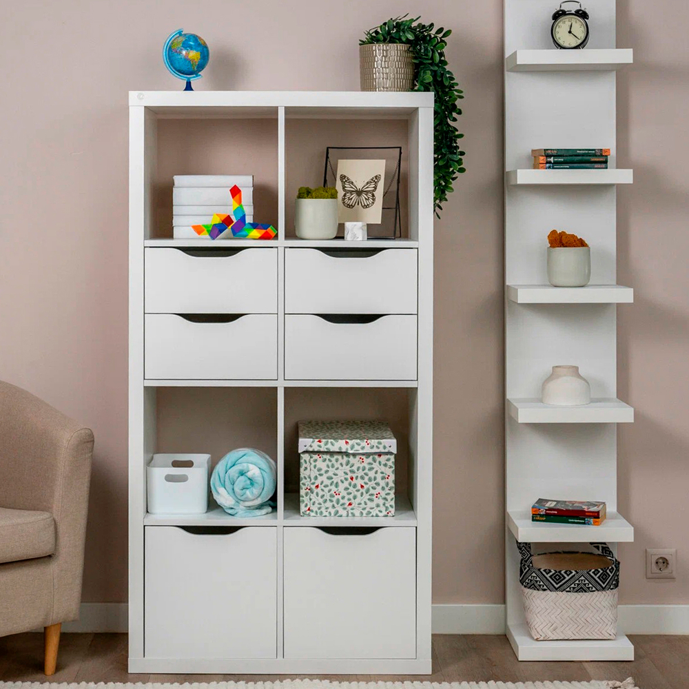 Фора модуль с двумя ящиками, 33*33*37 см, белый