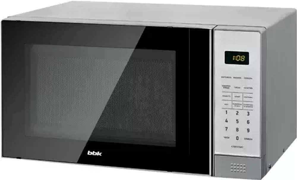 Микроволновая печь BBK 20MWS-729S/BS черный/серебро