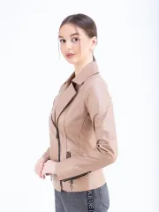 Косуха кожаная куртка женская Турция