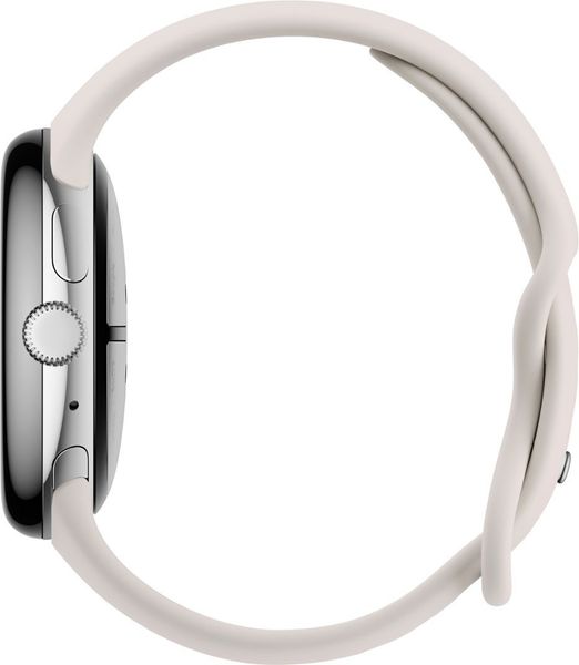 Умные часы Google Pixel Watch 3 45mm Wi-Fi (Polished Silver/Porcelain)