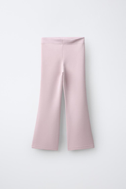 ZARA СПОРТИВНЫЕ БРЮКИ FLARE С МОДАЛОМ, РОЗОВЫЙ