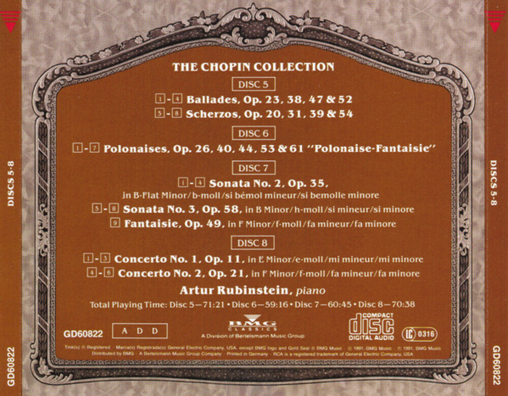 Arthur Rubinstein / The Chopin Collection (11CD)