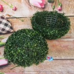 Искусственное растение шар «Самшит» темно-зеленый D-53см Ultramarine