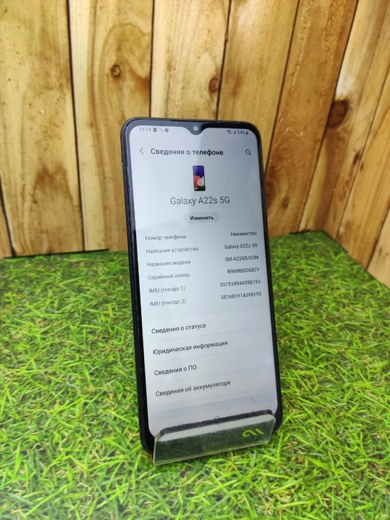 Смартфон Samsung Galaxy A22s 5G SM-A226 4/64GB Black
