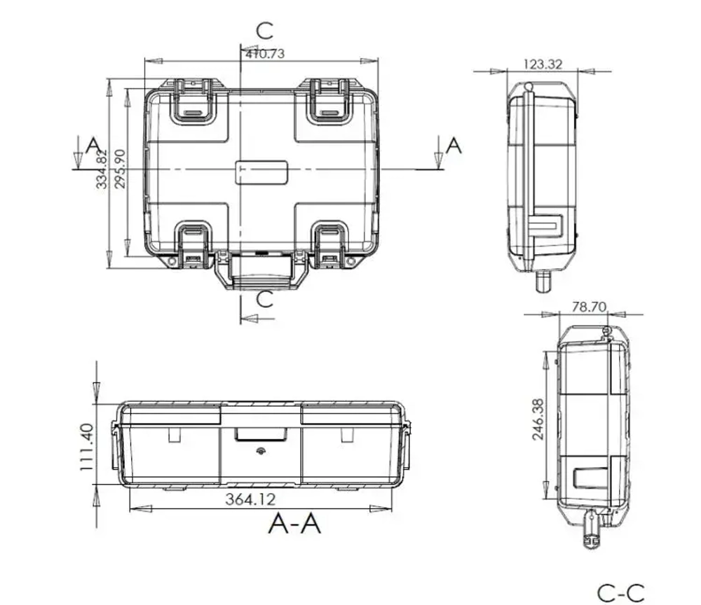 Защитный кейс Andbao SZ-3911