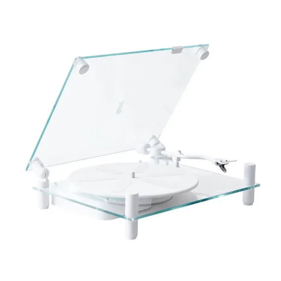 Transparent Transparent Turntable White