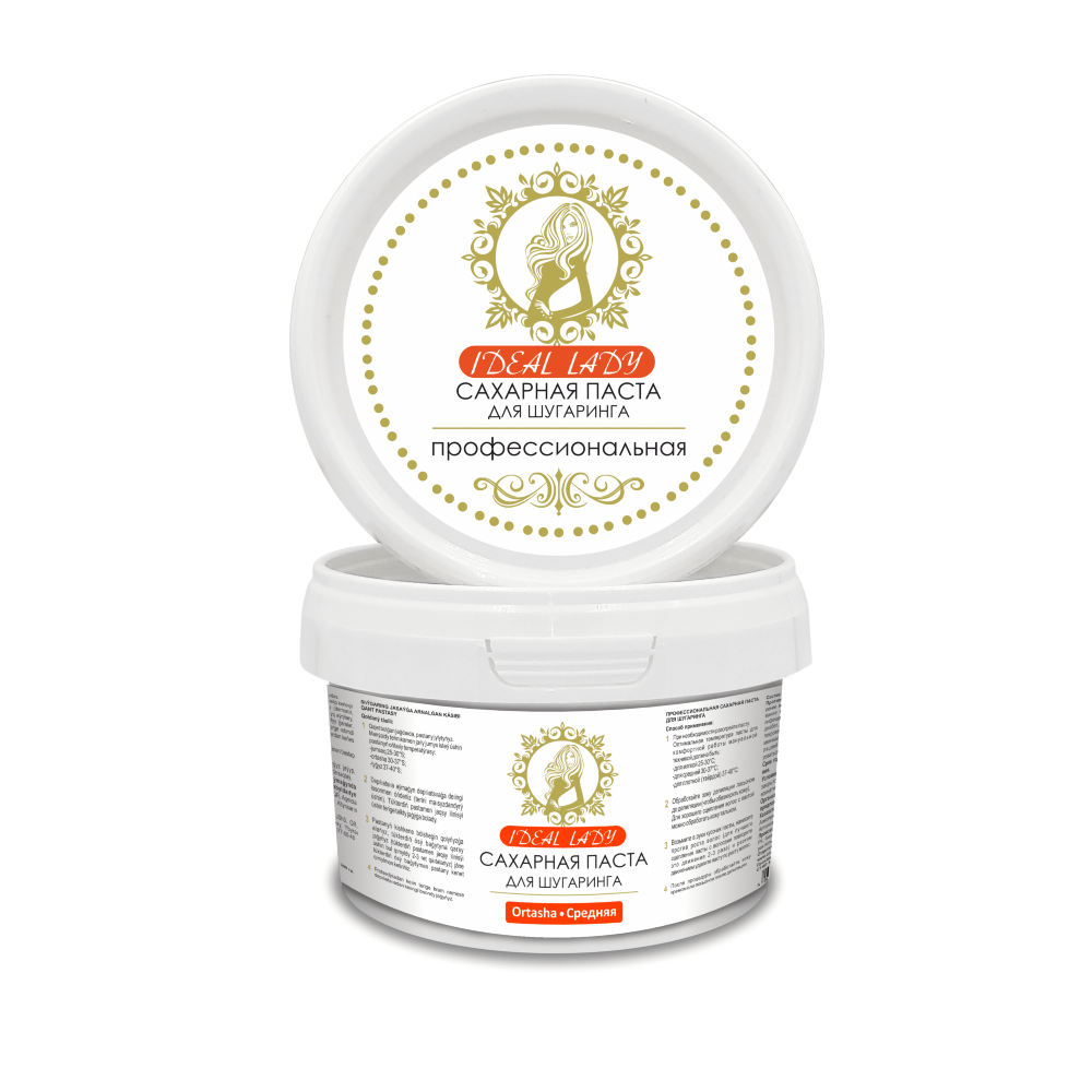 Сахарная паста для шугаринга IDEAL LADY Средняя 300 гр