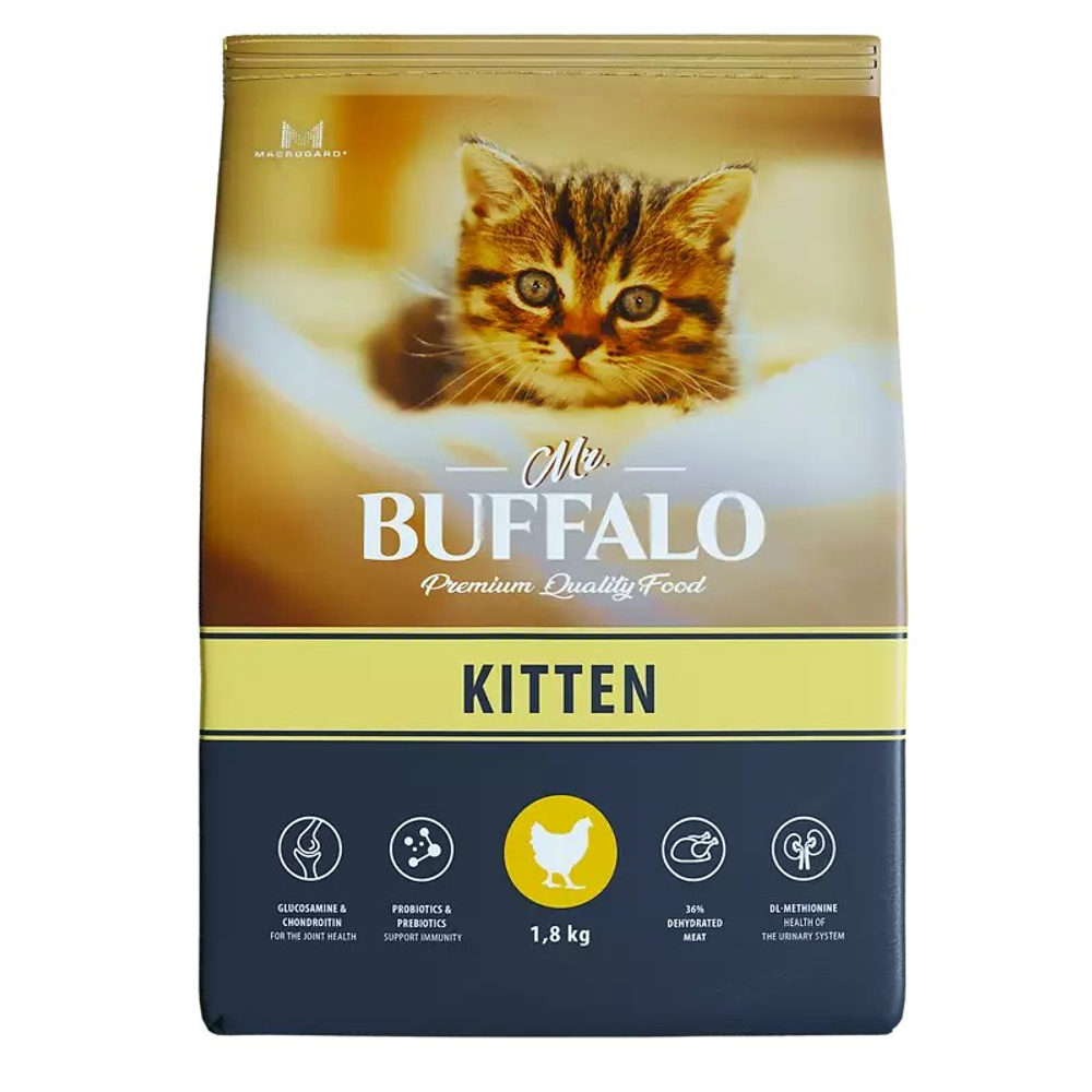 Mr. Buffalo Kitten Курица для котят 400 г