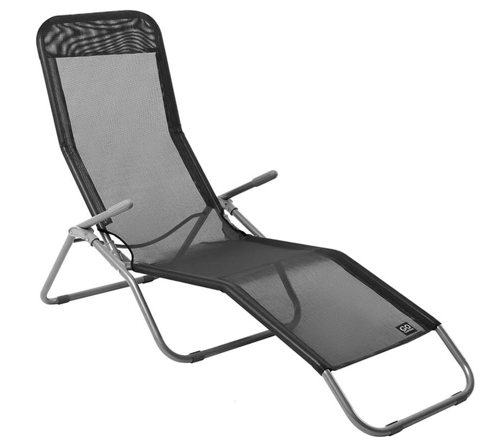 Шезлонг GoGarden Comfy black [50311]