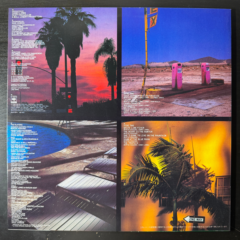 Bertie Higgins ‎– Just Another Day In Paradise (Япония 1982г.)