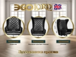 Дизайнерское массажное кресло EGO Lord Антрацит