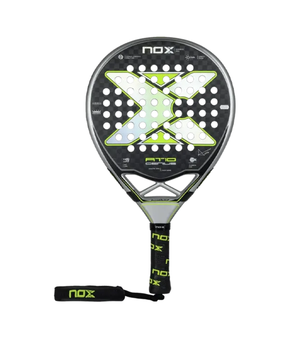 Ракетка для падел NOX AT10 Genius 12K Limited Edition Tapia Reissue 2025 контроль карбон