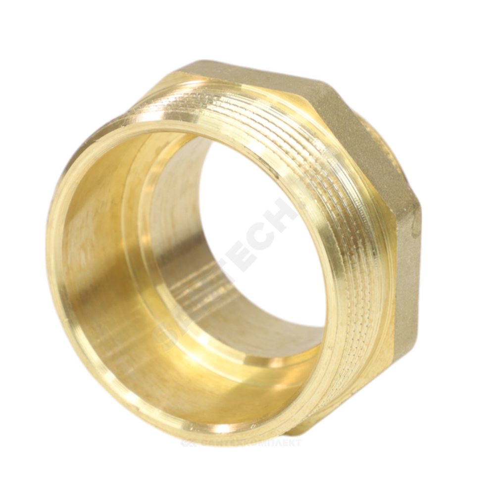 Ниппель латунь переходной Ду 50х40 (2"х1 1/2") НР LD LD.65.503.50х40
