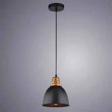 Подвесной светильник 1*E27 A4245SP-1BK черный Eurica Arte Lamp