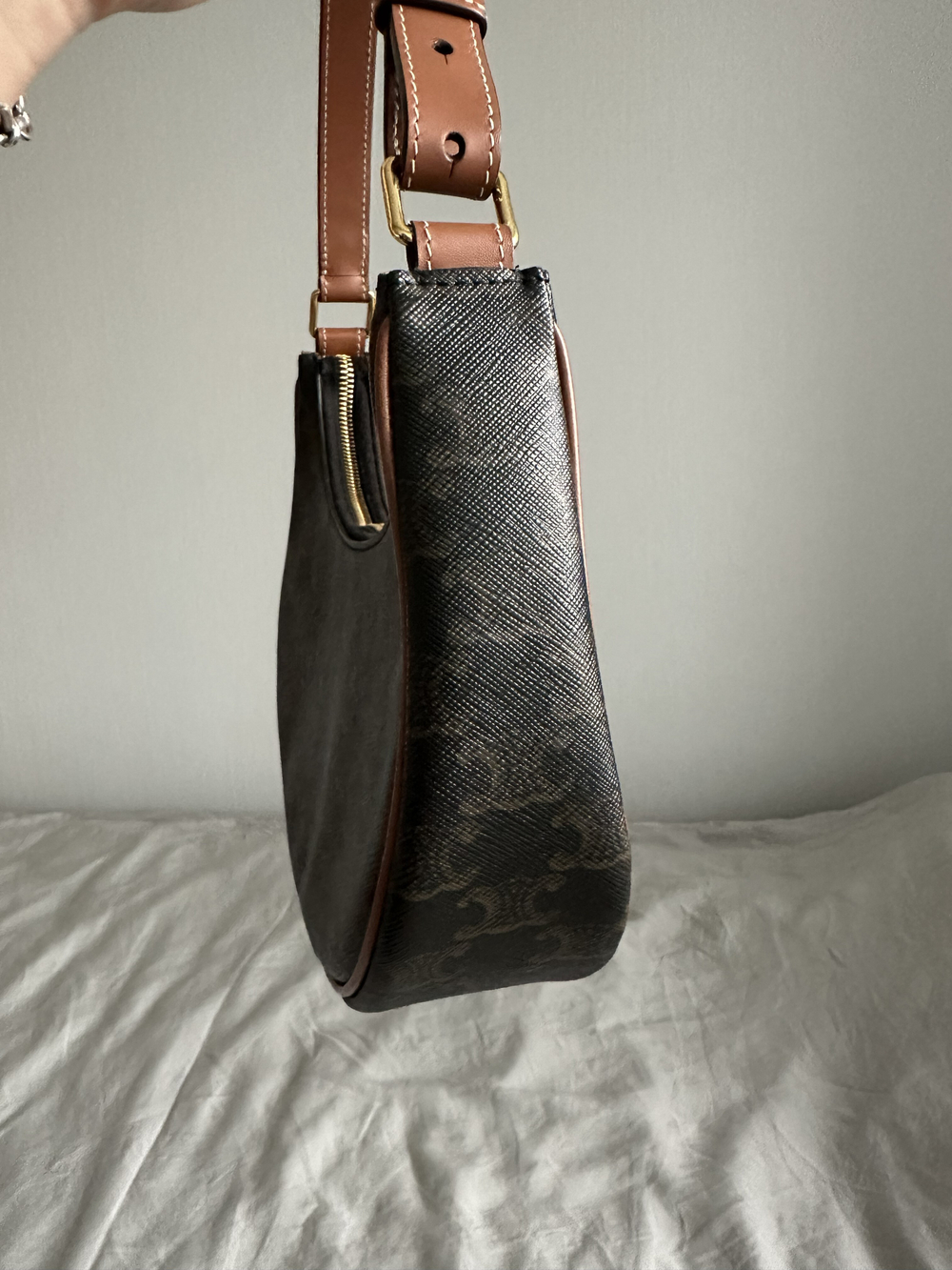 Сумка Celine Ava Bag in Triomphe Canvas