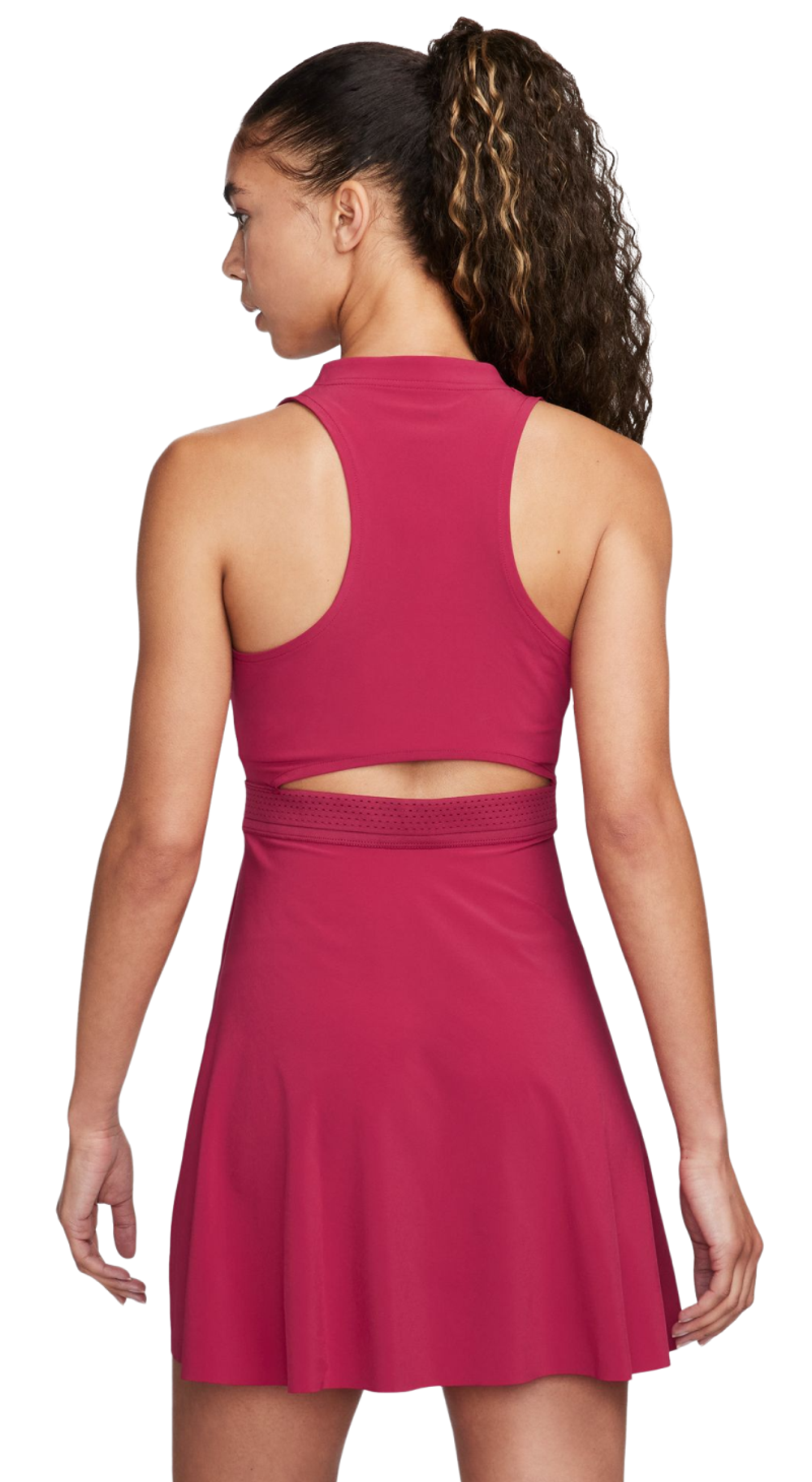 Теннисное платье Nike Court Dri-Fit Advantage Club Dress - noble red/black