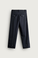 БРЮКИ STRAIGHT FIT С ХЛЯСТИКАМИ — ZARA