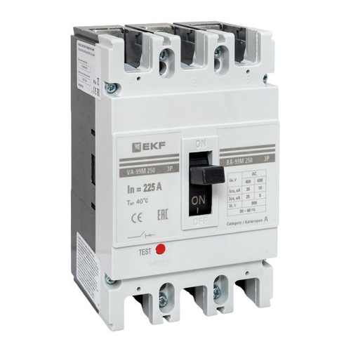 Выключатель автоматический ВА-99М 250/225А 3P 35кА EKF mccb99-250-225m