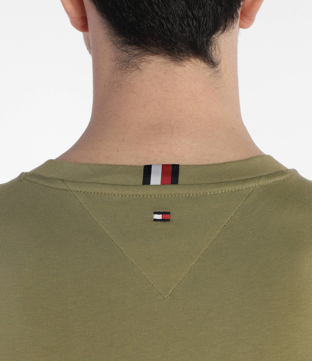 Футболка Tommy Hilfiger - оливковый(MW0MW32584)