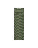 Коврик надувной Naturehike FC01 200х60х6,5 см, с подушкой, зеленый