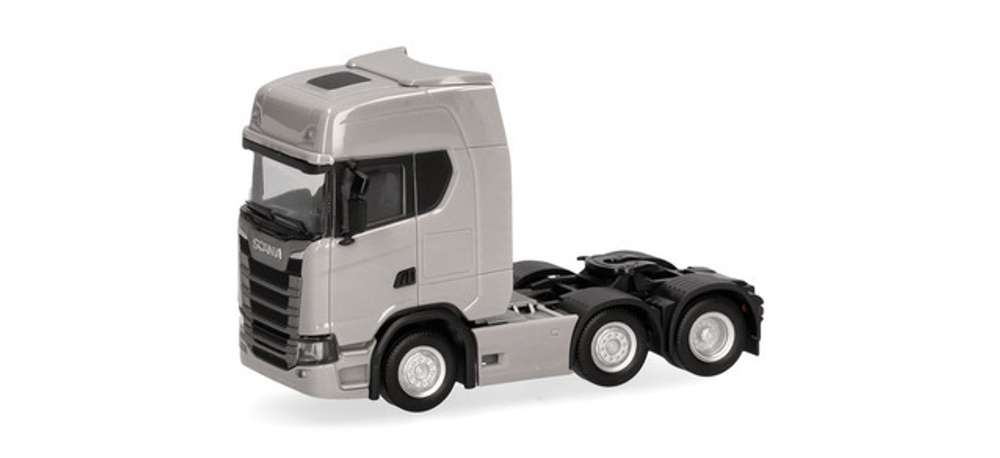 Тягач Scania CS 20 HD 6x2, серый