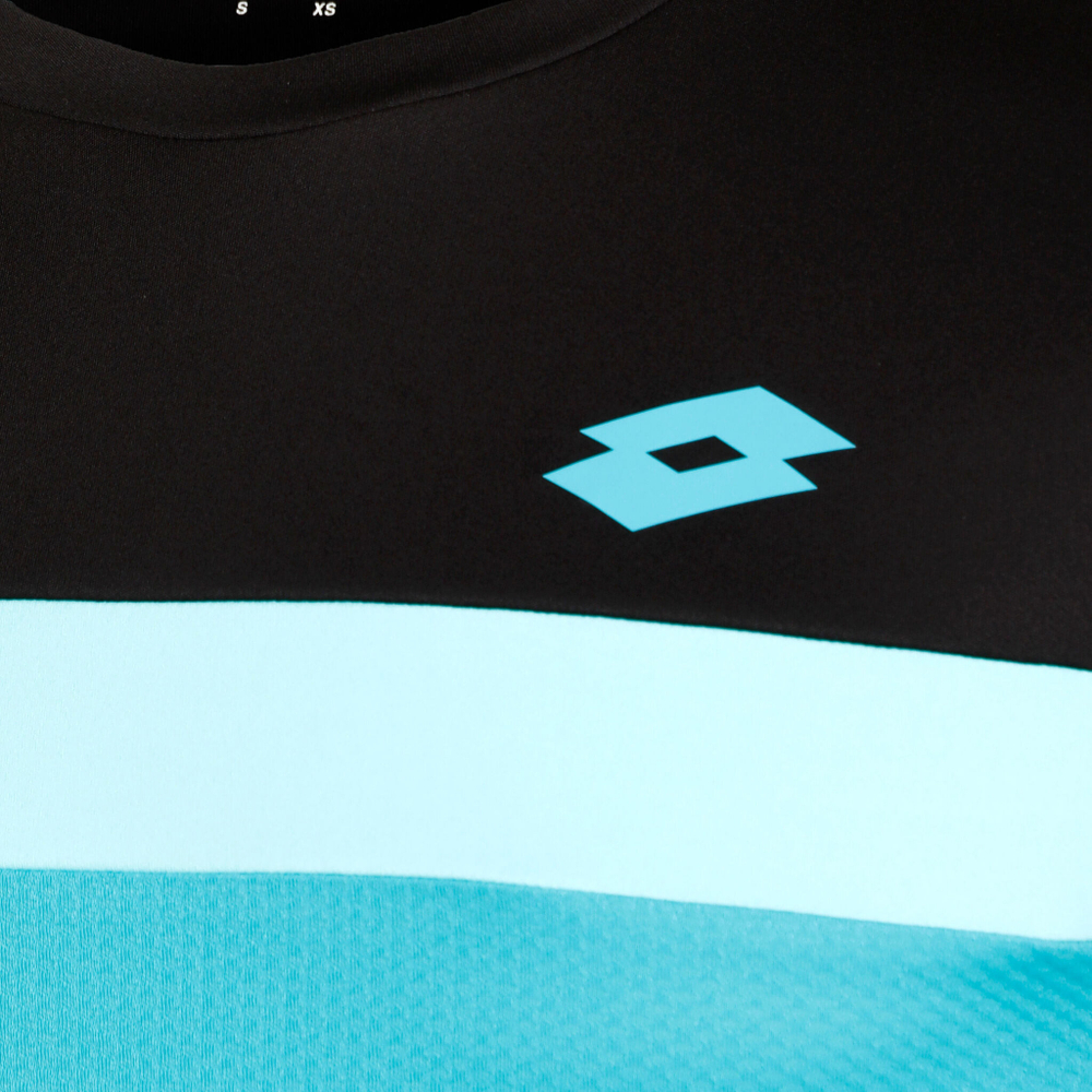 Мужское теннисное поло Lotto Superrapida VI 2 T-Shirt Men - Turquoise