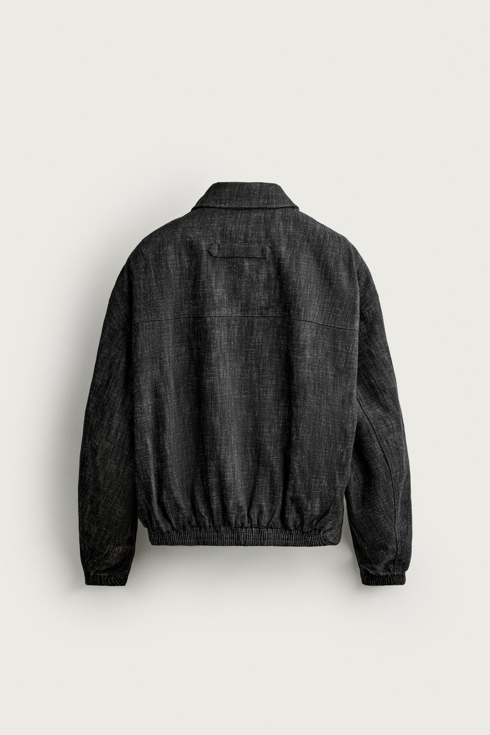 КУРТКА С ФАКТУРНОЙ ТКАНЬЮ И СМЕСЬЮ ХЛОПКА — ZARA