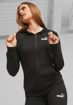 Толстовка женская PUMA PUMA POWER Tape Full-Zip Hoodie TR