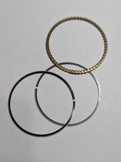 Кольца поршневые 4T d54mm двигателя питбайка154FMH 125см3