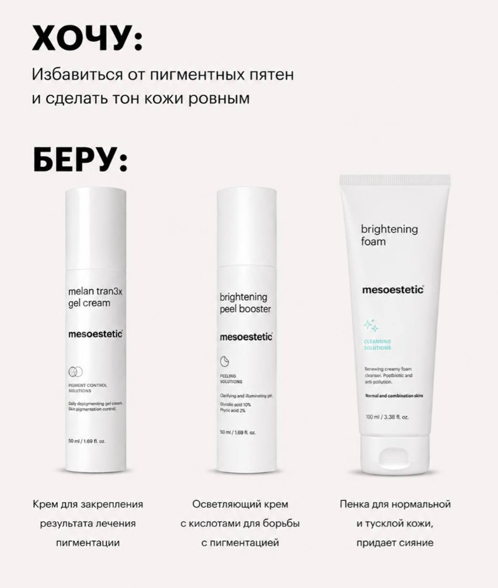 Пенка для выравнивания тона кожи | BRIGHTENING FOAM, 100 мл