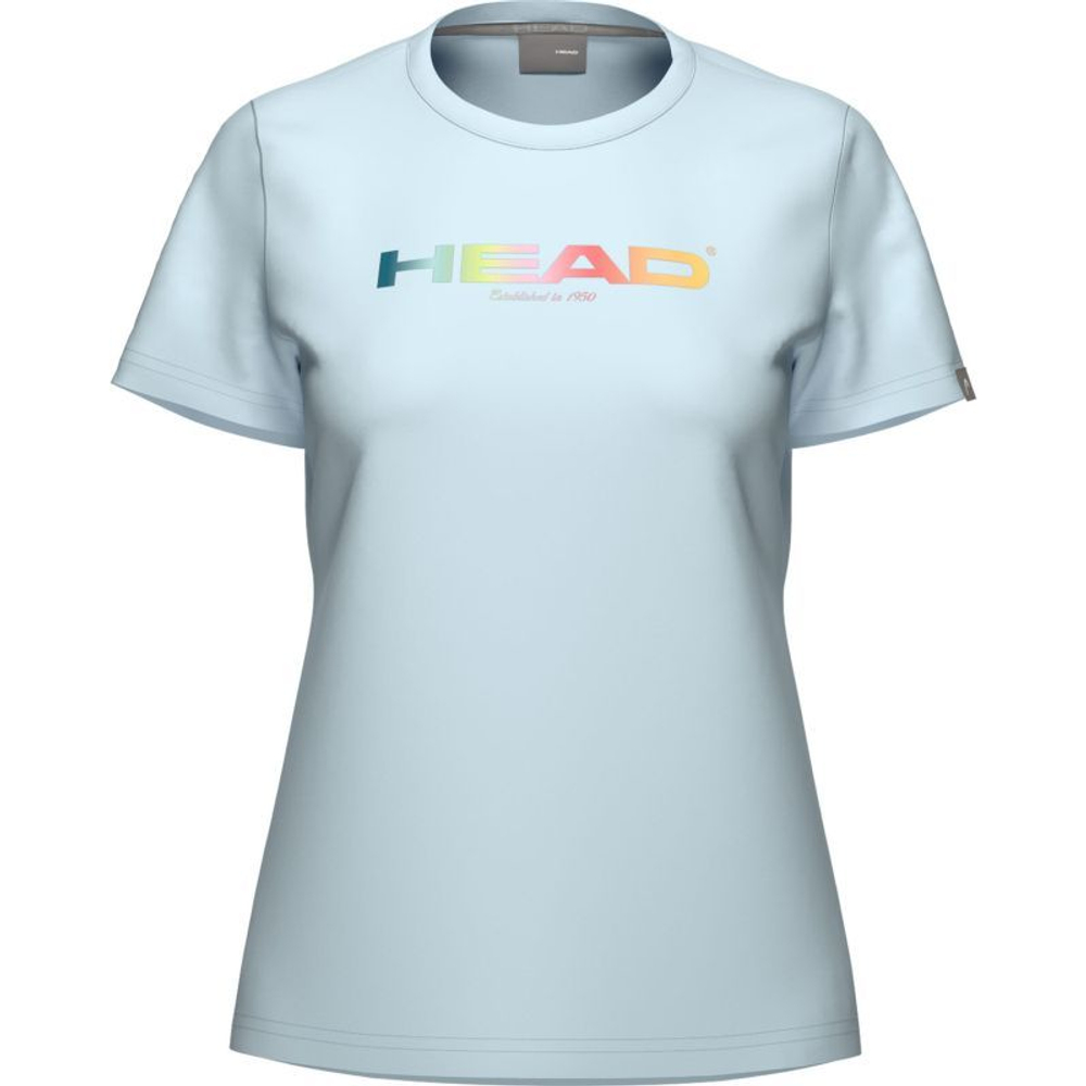 Женская теннисная футболка Head Rainbow - light blue