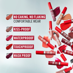 Rimmel Lasting Mega Matte - Легкая матовая помада в жидкой форме на 16 часов оттенок Coral Sass, 7 ml