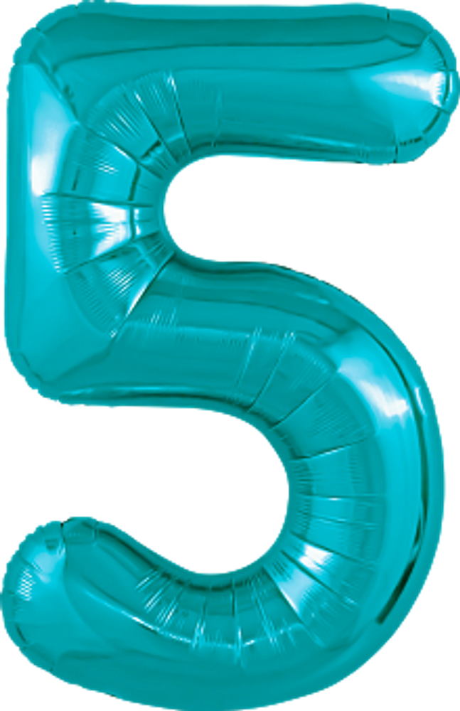 Р Цифра 5 Slim Океан (40''/102 см)