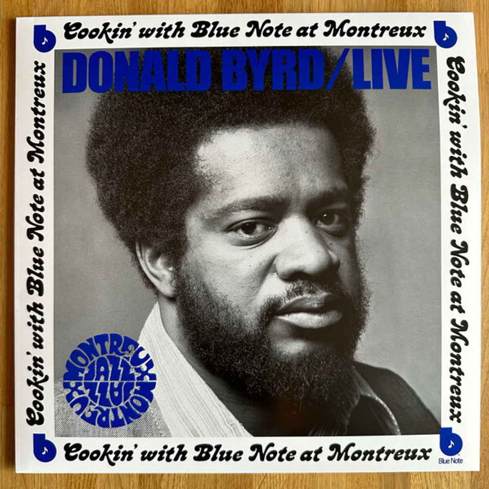 Donald Byrd - Live (Cookin' With Blue Note At Montreux) - Blue Transparent LP
