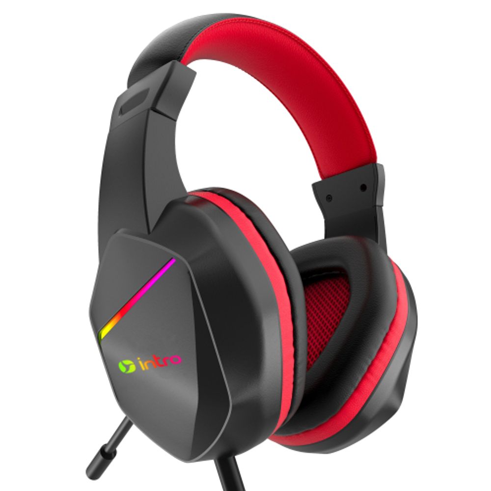 Клавиатура и мышь комплект Intro GXZ990 игровой 1200-3600dpi + коврик + гарнитура черный | Intro