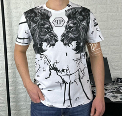 Футболка Philipp Plein Lions Edition мужская оригинал премиум