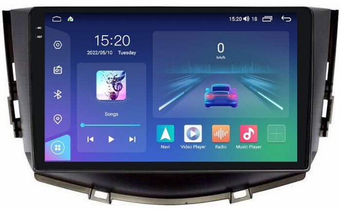 Магнитола для Lifan X60 2012-2016 - Parafar PF060RN2K на Android 13, Быстрая, QLED+2K, CarPlay, 4G SIM-слот