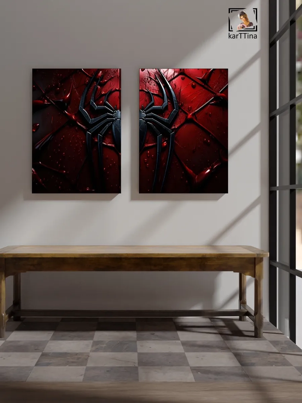 Картина Символ героя модульная 50x70см 2шт.