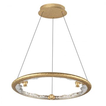 Подвесной светильник 44W 3000K-5700K 7002/44L золотой Hightech Cayon Odeon Light