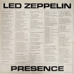 Led Zeppelin / Presence (LP)
