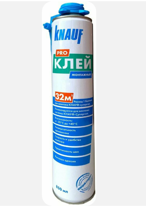 Клей пена Кнауф